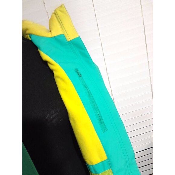 Waterproof Wind Proof Static Proof Lined Hooded Lands End Long Rain Cost Medium - Picture 7 of 9